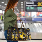 Personalized Richmond Tigers Travel Bag Aboriginal Dot Painting Graffiti Style