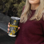 Personalized Richmond Tigers Tumbler Cup Aboriginal Dot Painting Graffiti Style