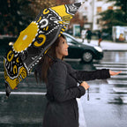 Personalized Richmond Tigers Umbrella Aboriginal Dot Painting Graffiti Style