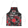 Personalized St Kilda Saints Apron Aboriginal Dot Painting Graffiti Style