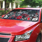 Personalized St Kilda Saints Auto Sun Shade Aboriginal Dot Painting Graffiti Style