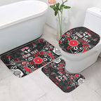 Personalized St Kilda Saints Bathroom Set Aboriginal Dot Painting Graffiti Style