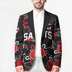 Personalized St Kilda Saints Blazer Aboriginal Dot Painting Graffiti Style