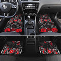 Personalized St Kilda Saints Car Mats Aboriginal Dot Painting Graffiti Style