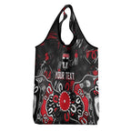 Personalized St Kilda Saints Grocery Bag Aboriginal Dot Painting Graffiti Style