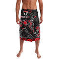 Personalized St Kilda Saints Lavalava Aboriginal Dot Painting Graffiti Style