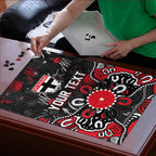 Personalized St Kilda Saints Puzzle Aboriginal Dot Painting Graffiti Style