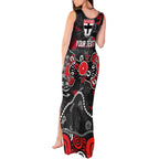 Personalized St Kilda Saints Tank Maxi Dress Aboriginal Dot Painting Graffiti Style