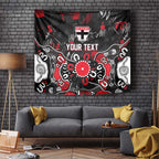 Personalized St Kilda Saints Tapestry Aboriginal Dot Painting Graffiti Style