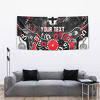 Personalized St Kilda Saints Tapestry Aboriginal Dot Painting Graffiti Style