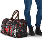 Personalized St Kilda Saints Travel Bag Aboriginal Dot Painting Graffiti Style