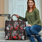 Personalized St Kilda Saints Travel Bag Aboriginal Dot Painting Graffiti Style