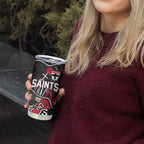 Personalized St Kilda Saints Tumbler Cup Aboriginal Dot Painting Graffiti Style