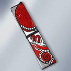 Personalized Sydney Swans Auto Sun Shade Aboriginal Dot Painting Graffiti Style