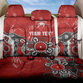 Personalized Sydney Swans Back Car Seat Cover Aboriginal Dot Painting Graffiti Style