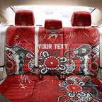 Personalized Sydney Swans Back Car Seat Cover Aboriginal Dot Painting Graffiti Style