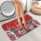 Personalized Sydney Swans Bathroom Set Aboriginal Dot Painting Graffiti Style