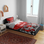 Personalized Sydney Swans Bedding Set Aboriginal Dot Painting Graffiti Style