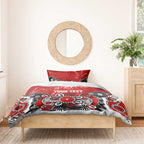 Personalized Sydney Swans Bedding Set Aboriginal Dot Painting Graffiti Style