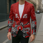 Personalized Sydney Swans Blazer Aboriginal Dot Painting Graffiti Style