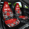 Personalized Sydney Swans Car Seat Cover Aboriginal Dot Painting Graffiti Style
