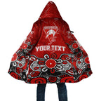 Personalized Sydney Swans Cloak Aboriginal Dot Painting Graffiti Style