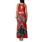 Personalized Sydney Swans Family Matching Tank Maxi Dress and Hawaiian Shirt Aboriginal Dot Painting Graffiti Style