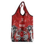 Personalized Sydney Swans Grocery Bag Aboriginal Dot Painting Graffiti Style