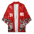 Personalized Sydney Swans Kimono Aboriginal Dot Painting Graffiti Style