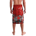 Personalized Sydney Swans Lavalava Aboriginal Dot Painting Graffiti Style