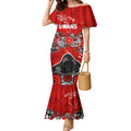 Personalized Sydney Swans Mermaid Dress Aboriginal Dot Painting Graffiti Style