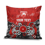 Personalized Sydney Swans Pillow Cover Aboriginal Dot Painting Graffiti Style