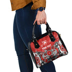 Personalized Sydney Swans Shoulder Handbag Aboriginal Dot Painting Graffiti Style
