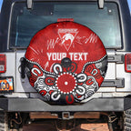 Personalized Sydney Swans Spare Tire Cover Aboriginal Dot Painting Graffiti Style