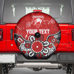 Personalized Sydney Swans Spare Tire Cover Aboriginal Dot Painting Graffiti Style