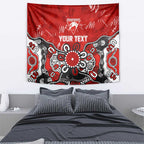 Personalized Sydney Swans Tapestry Aboriginal Dot Painting Graffiti Style