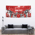 Personalized Sydney Swans Tapestry Aboriginal Dot Painting Graffiti Style