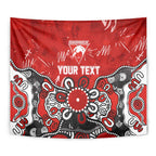 Personalized Sydney Swans Tapestry Aboriginal Dot Painting Graffiti Style