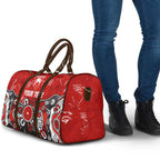 Personalized Sydney Swans Travel Bag Aboriginal Dot Painting Graffiti Style