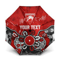 Personalized Sydney Swans Umbrella Aboriginal Dot Painting Graffiti Style