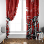 Personalized Sydney Swans Window Curtain Aboriginal Dot Painting Graffiti Style