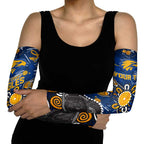 Personalized West Coast Eagles Arm Sleeves Aboriginal Dot Painting Graffiti Style