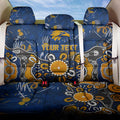 Personalized West Coast Eagles Back Car Seat Cover Aboriginal Dot Painting Graffiti Style