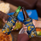 Personalized West Coast Eagles 4 in 1 Can Cooler Tumbler Aboriginal Dot Painting Graffiti Style