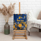 Personalized West Coast Eagles Canvas Wall Art Aboriginal Dot Painting Graffiti Style