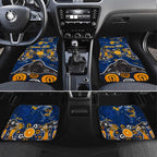 Personalized West Coast Eagles Car Mats Aboriginal Dot Painting Graffiti Style