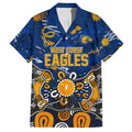 Personalized West Coast Eagles Hawaiian Shirt Aboriginal Dot Painting Graffiti Style
