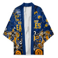 Personalized West Coast Eagles Kimono Aboriginal Dot Painting Graffiti Style