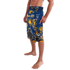 Personalized West Coast Eagles Lavalava Aboriginal Dot Painting Graffiti Style