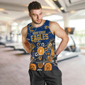 Personalized West Coast Eagles Men Tank Top Aboriginal Dot Painting Graffiti Style